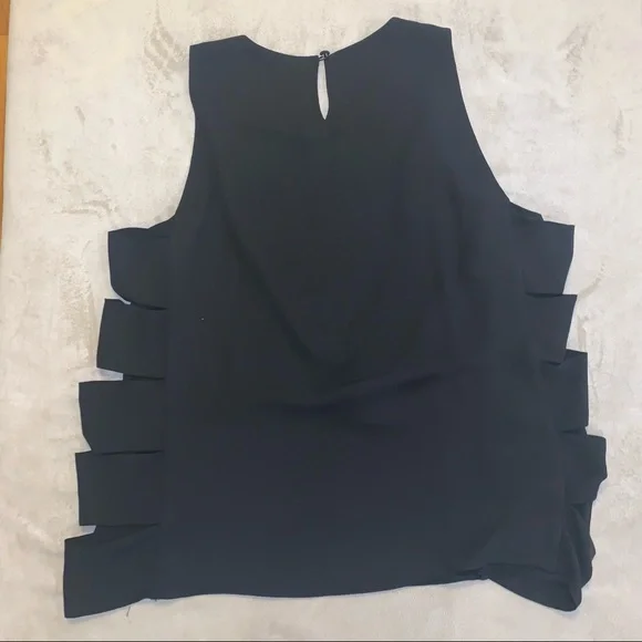 BCBGMaxAzria Eavan Black Sleeveless Top - Picture 5 of 5